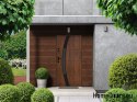 Porte extérieure PANTOR SATURN 03 droite 100 chêne doré epaisseur 72mm chaud