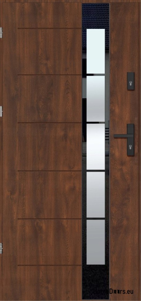 Portes extérieures chaleureuses THERMO GLASS 4 vitrages 70mm, PRÊT À L’EMPLOI, 90 L