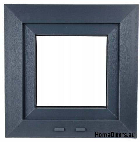 FENÊTRE PVC RU GAUCHE 600x600 / 60x60 DOUBLE FACE ANTHRACITE FENÊTRE PVC RU GAUCHE 600x600 / 60x60 DOUBLE FACE ANTHRACITE