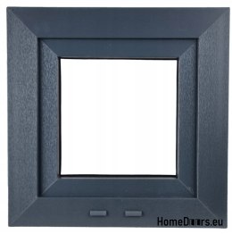 FENÊTRE PVC RU DROITE 700x500 / 70x50 DOUBLE FACE ANTHRACITE