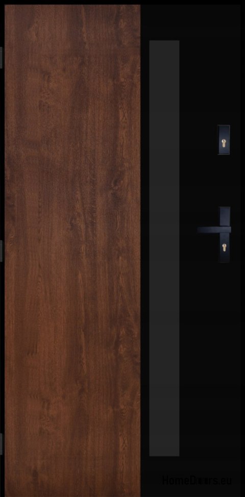 PANTOR ALPINE-PASIVE 01 Porte Extérieure Gauche 90 Noyer Epaisseur 72mm Chaud PANTOR ALPINE-PASIVE 01 Porte Extérieure Gauche 90 Noyer Epaisseur 72mm Chaud