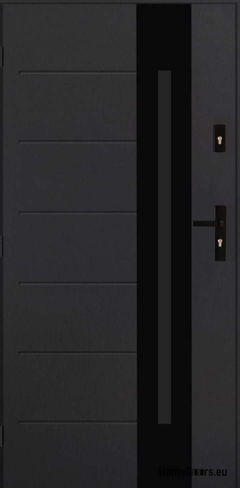 Porte Extérieure PANTOR ALPINE-PASIVE 03 Gauche 90 Anthracite Epaisseur 72mm Chaud Porte Extérieure PANTOR ALPINE-PASIVE 03 Gauche 90 Anthracite Epaisseur 72mm Chaud