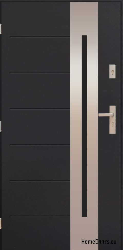 Porte Extérieure PANTOR ALPINE-PASIVE 04 Gauche 90 Anthracite Epaisseur 72mm Chaud Porte Extérieure PANTOR ALPINE-PASIVE 04 Gauche 90 Anthracite Epaisseur 72mm Chaud