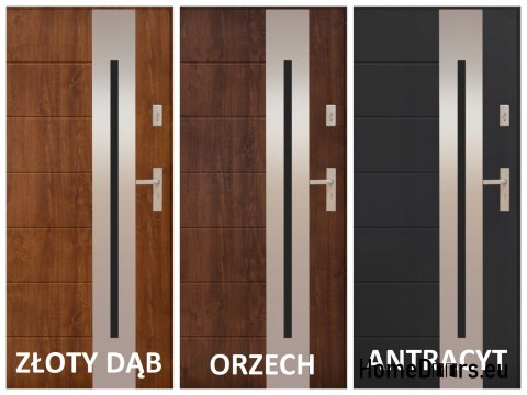 PANTOR ALPINE-PASIVE 04 Porte Extérieure Gauche 90 Noyer Epaisseur 72mm Chaud PANTOR ALPINE-PASIVE 04 Porte Extérieure Gauche 90 Noyer Epaisseur 72mm Chaud