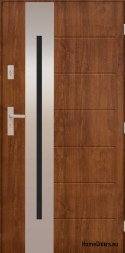 PANTOR ALPINE-PASIVE 04 Porte Extérieure Droite 90 Chêne Doré Epaisseur 72mm