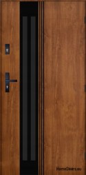 Porte Extérieure PANTOR BERGEN 02 Droite 90 Chêne Doré Epaisseur 72mm Chaud