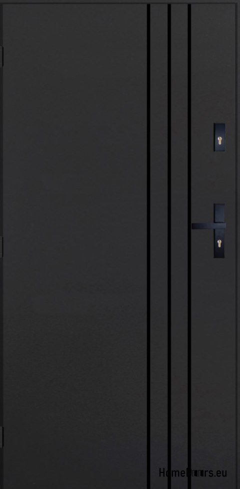 Porte Extérieure PANTOR HURON Gauche 80 Anthracite Epaisseur 72mm Chaud Porte Extérieure PANTOR HURON Gauche 80 Anthracite Epaisseur 72mm Chaud
