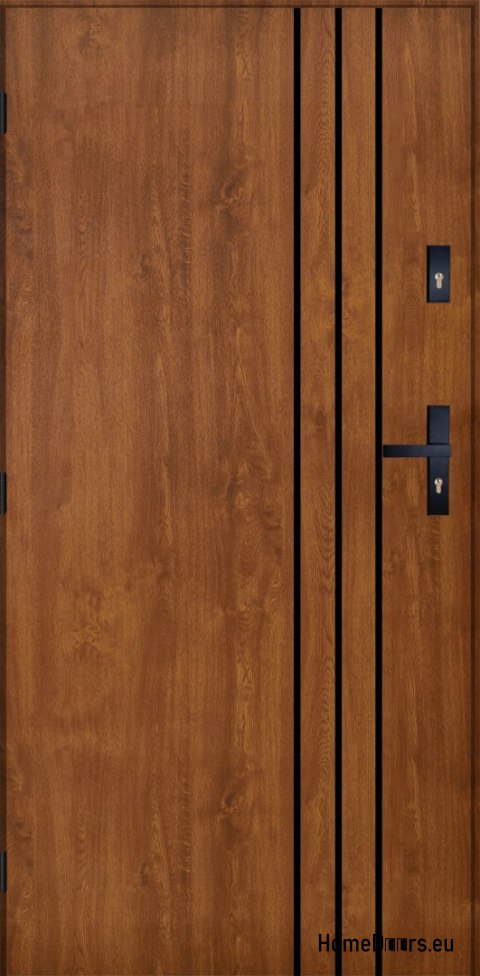 Porte extérieure PANTOR HURON gauche 90 chêne doré épaisseur 72mm chaud Porte extérieure PANTOR HURON gauche 90 chêne doré épaisseur 72mm chaud