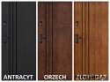 Porte Extérieure PANTOR HURON Droit 80 Chêne Doré Epaisseur 72mm Chaud