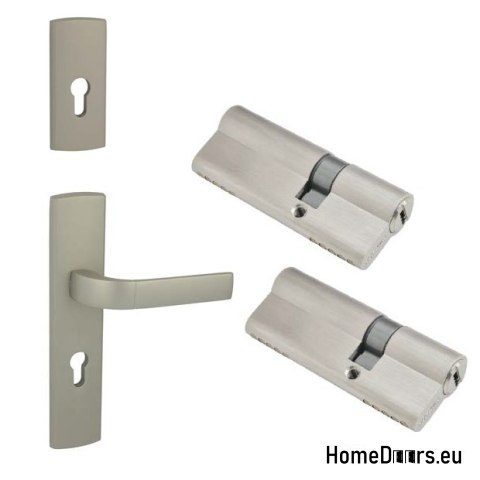 Porte extérieure solide avec verre 55mm POP 02 90 chêne doré droit Porte extérieure solide avec verre 55mm POP 02 90 chêne doré droit