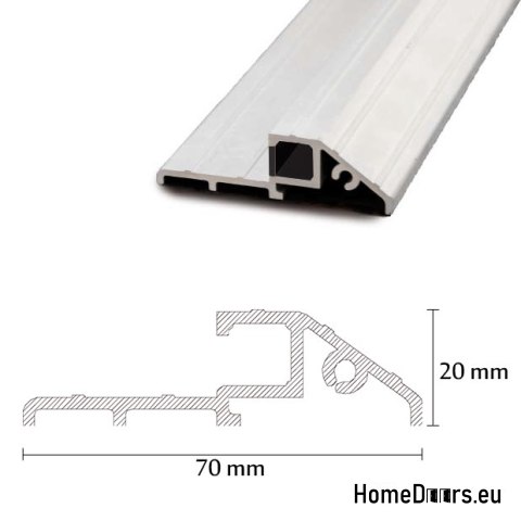 Porte extérieure solide avec verre 55mm POP 02 90 chêne doré droit Porte extérieure solide avec verre 55mm POP 02 90 chêne doré droit