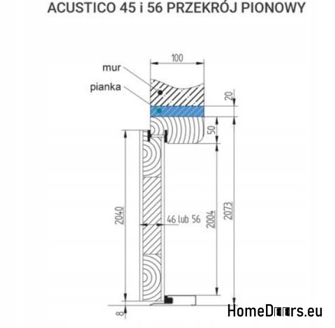 PORTE INTÉRIEURE ACOUSTIQUE ACUSTICO M PORTE INTÉRIEURE ACOUSTIQUE ACUSTICO M