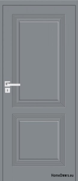 Portes en bois de pin fraisé avec cadre fixe Boston BS-3 80