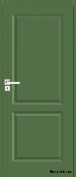 Porte en bois de pin fraisé avec cadre fixe Boston BS-6 90