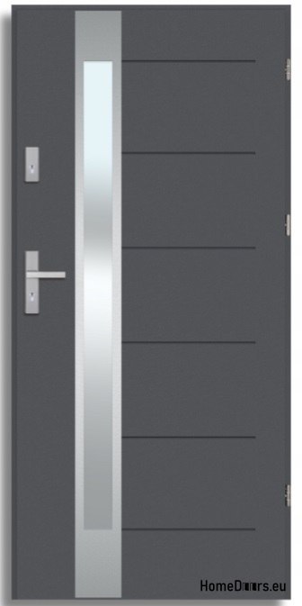 BREMA INOX porte d’extérieur avec miroir sans tain, ÉPAIS 70mm, PRÊT À L’EMPLOI, 90 P BREMA INOX porte d’extérieur avec miroir sans tain, ÉPAIS 70mm, PRÊT À L’EMPLOI, 90 P