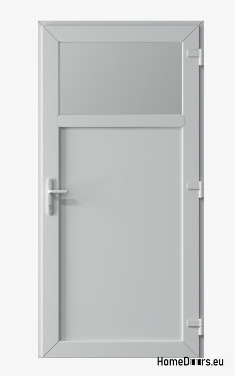 PVC PORTE DOMESTIQUE TECHNIQUE EXTÉRIEURE 100X205 cm BLANC DROITE PVC PORTE DOMESTIQUE TECHNIQUE EXTÉRIEURE 100X205 cm BLANC DROITE