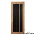 Portes intérieures en chêne noué Lamin Noir 90