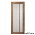 Portes intérieures en chêne noué Lamin Glass 80