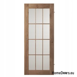 Portes intérieures en chêne noué Lamin Glass 90