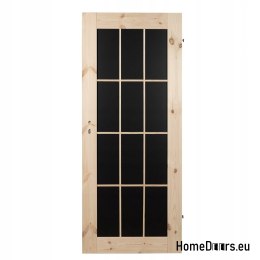 Portes Intérieures en Pin Lamin Pin Noir Noué 80