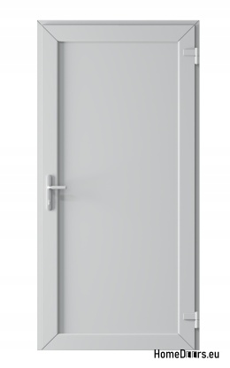 PVC PORTE DOMESTIQUE TECHNIQUE EXTÉRIEURE 100X205 cm BLANC DROITE