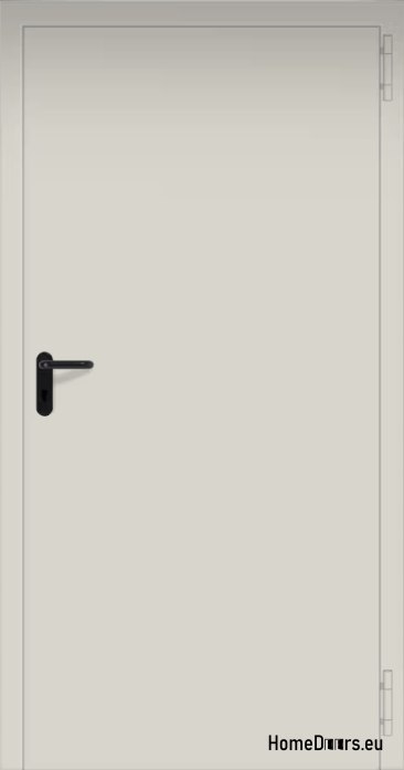 Porte coupe-feu EI30 Hörmann blanc RAL9002 100 cm 1000x2000