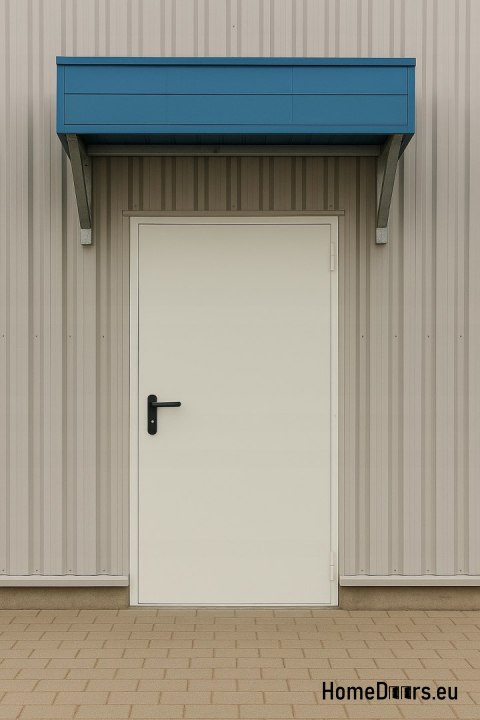 Porte coupe-feu EI30 Hörmann blanc RAL9002 80cm 800x2000