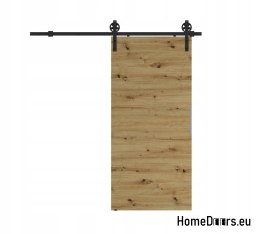 Porte coulissante 70 ALFA LOFT A 04 Oak Artisan 74+système coulissant