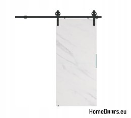 Porte coulissante 70 murale ALFA LOFT A 04 Marble White74+système coulissant
