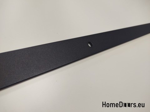 Porte coulissante 70 ALFA LOFT P 01 Anthracite 74 fixée au mur + système coulissant