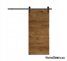 Porte coulissante 70 ALFA LOFT P 01 Black 74 + système coulissant