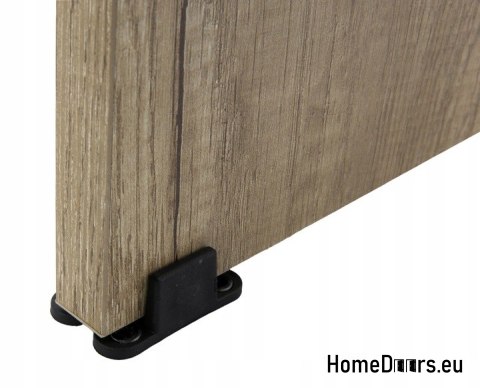 Porte coulissante 70 mural ALFA LOFT P 01 Lancelot Oak74+système coulissant