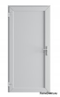 PORTE EXTERNE TECHNIQUE PVC 110X205 cm BLANCHE GAUCHE
