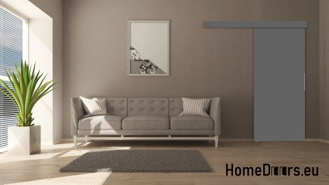 Drzwi przesuwne 70 naścienne ALFA dąb giant 74+ system przesuwny