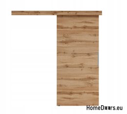 Système coulissant mural ALFA oak wotan wotan 74+ à porte coulissante 70