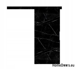 Porte coulissante 80 marbre ALFA 85+ en marbre mural