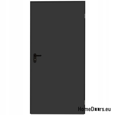 Portes techniques Acier Hörmann 80x200 RAL7016 Anthracite