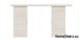 Drzwi przesuwne 140 naścienne ALFA LOFT 02 Buk Norweski 70+system przesuwny
