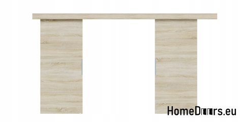 Drzwi przesuwne 140 naścienne ALFA LOFT 02 Dąb Sonoma 70 +system przesuwny