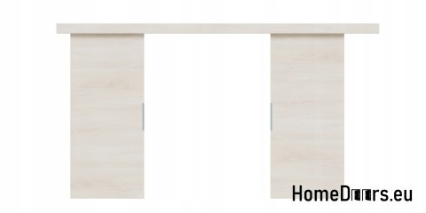 Drzwi przesuwne 148 naścienne ALFA LOFT 02 Buk Norweski 74+system przesuwny