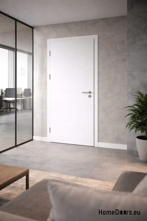 Chambre intérieure bureau lisse blanc Directo 90 Main gauche