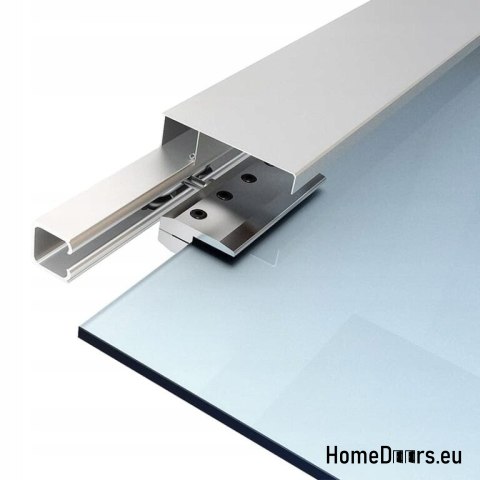 Porte intérieure en verre coulissant avec guide 90 set PASKI-95