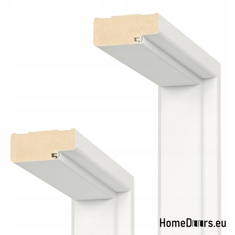 Cadre debout blanc MDF pour portes de fixation intérieure, FROM HANDS