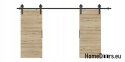 Drzwi przesuwne 110 naścienne ALFA LOFT 04 Dąb Tajga 55 + system przesuwny