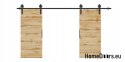 Drzwi przesuwne 110 naścienne ALFA LOFT 04 Dąb Wotan 55 + system przesuwny