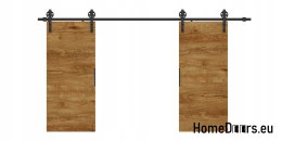 Drzwi przesuwne 110 naścienne ALFA LOFT 04 Lefkas 55 + system przesuwny