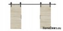Drzwi przesuwne 120 naścienne ALFA LOFT 04 Dąb Sonoma 60 +system przesuwny