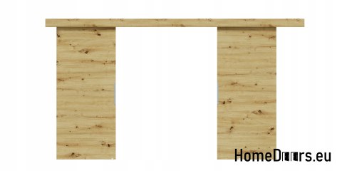 Drzwi przesuwne 148 naścienne ALFA LOFT 02 Dąb Artisan 74+system przesuwny