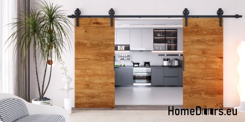 Drzwi przesuwne 148 naścienne ALFA LOFT 04 Lefkas 74 + system przesuwny