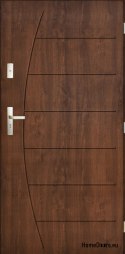 Drzwi Zewnętrzne PANTOR BOSTON Prawe 100 Orzech Grube Grube 72mm Ciepłe